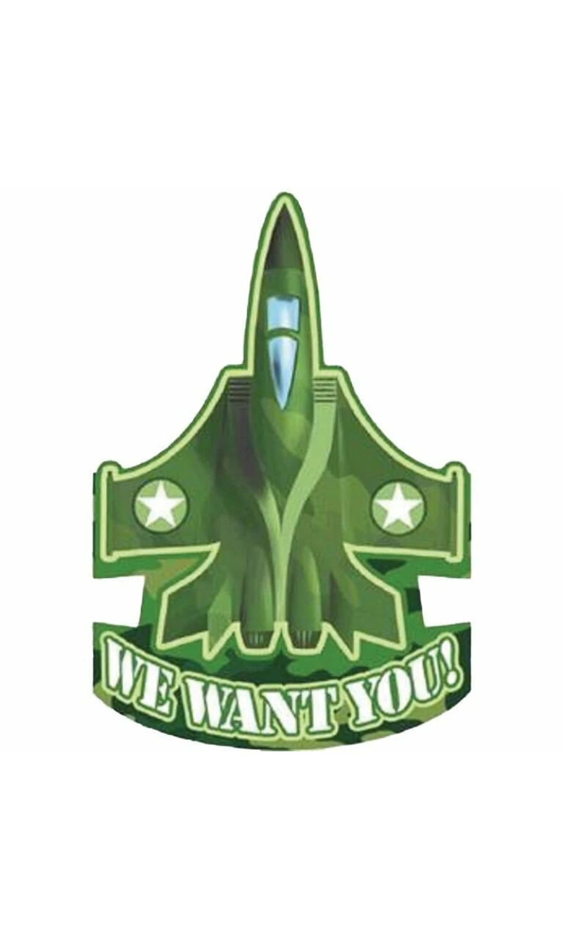 Camouflage Invitations - 8pk