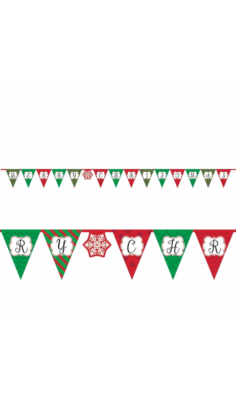 Christmas Flag Banner - 3.81m