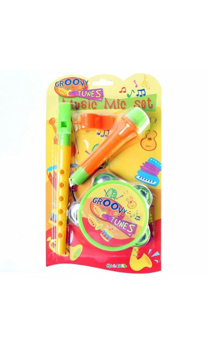 Groovy Music Mic Set 4pcs - For Age 3+ Years