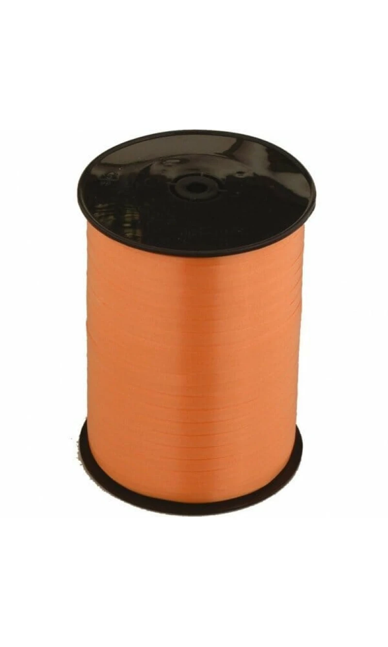 Tangerine Curling Ribbon Spool - 500m x 5mm