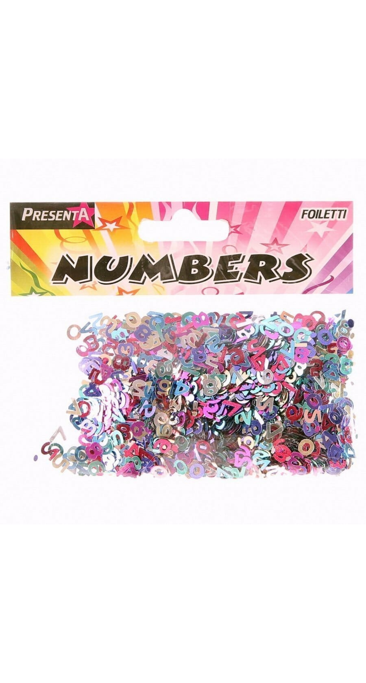 Confetti Assorted Numbers - 14g