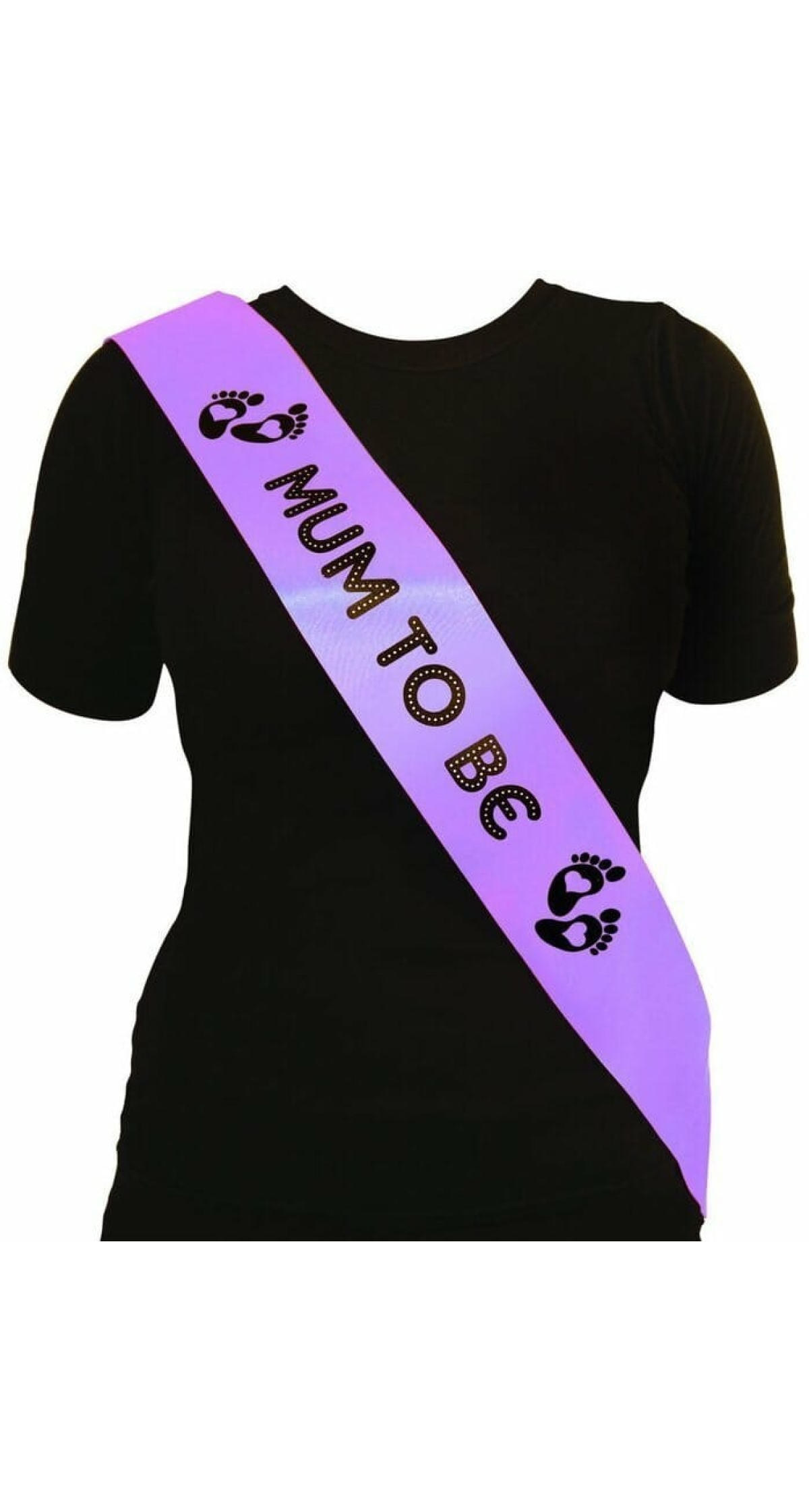 Mum To Be Purple Sash