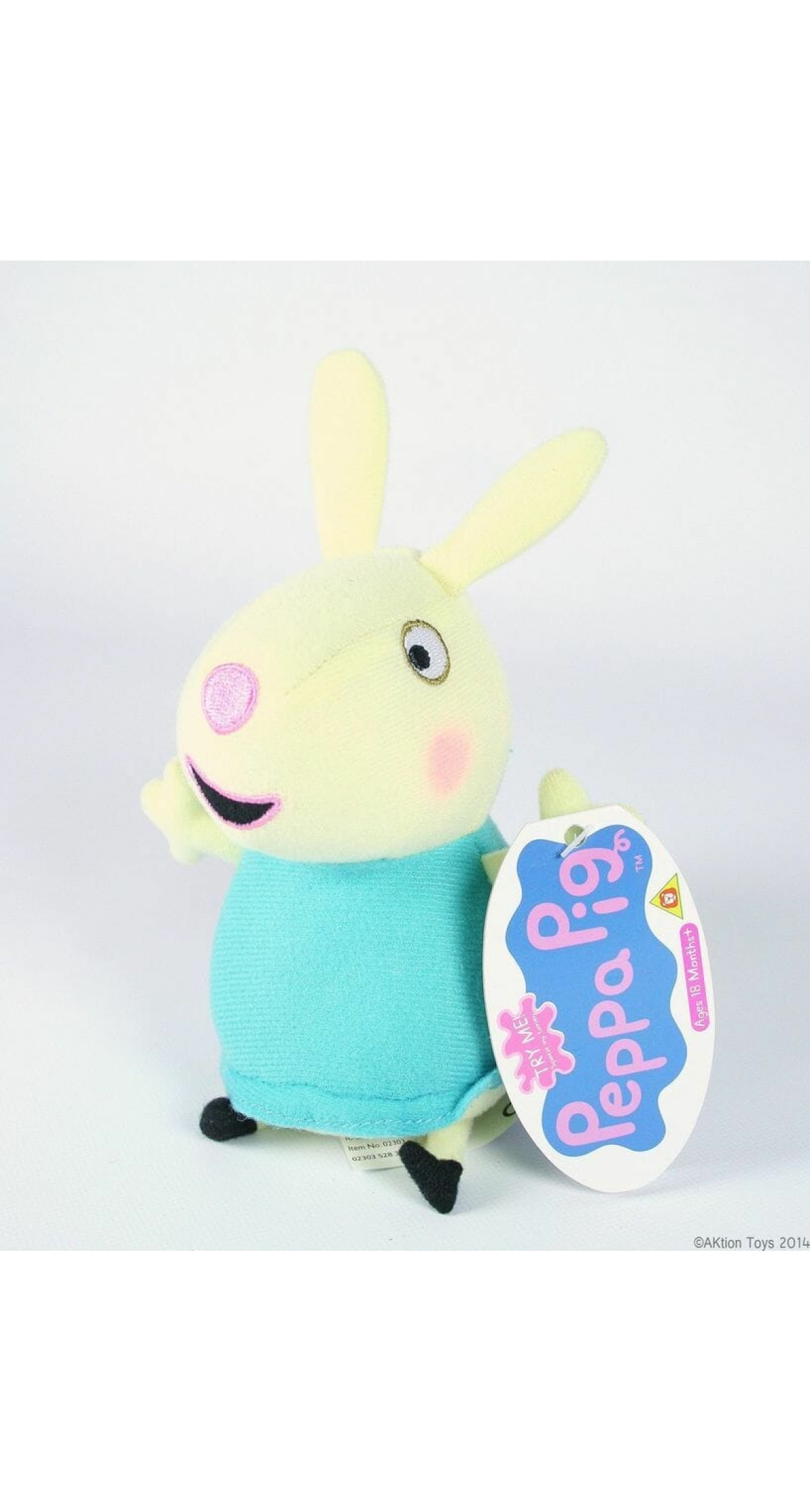 Peppa Pig Rebecca Rabbit Plush Soft Toy with Sounds 7 "