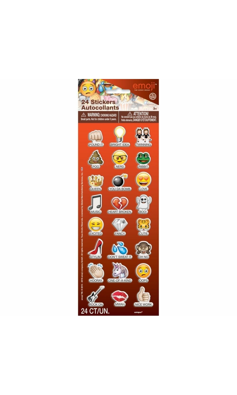 Emoji Sayings Puffy Sticker Sheet - 1pk