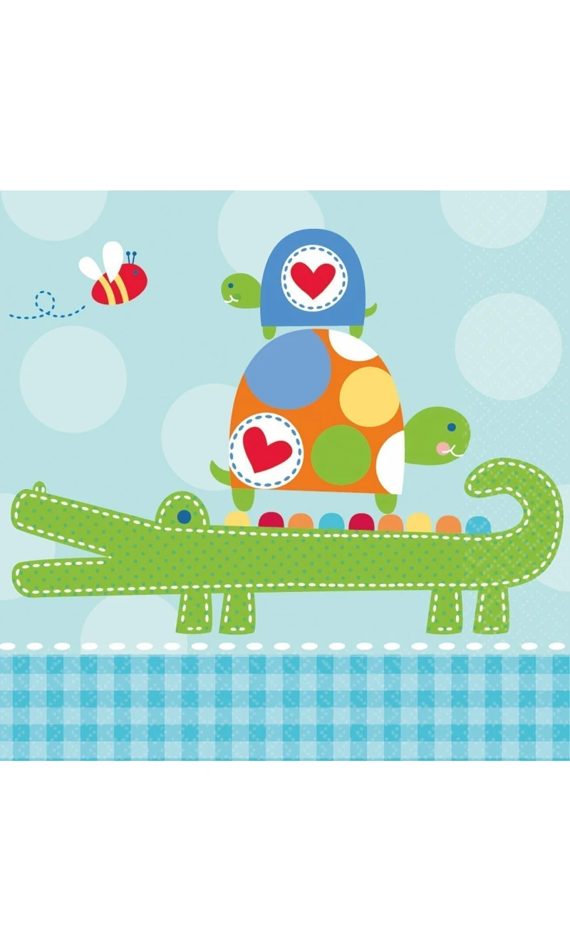 Ahoy Baby Paper Plates 26cm - 8pk