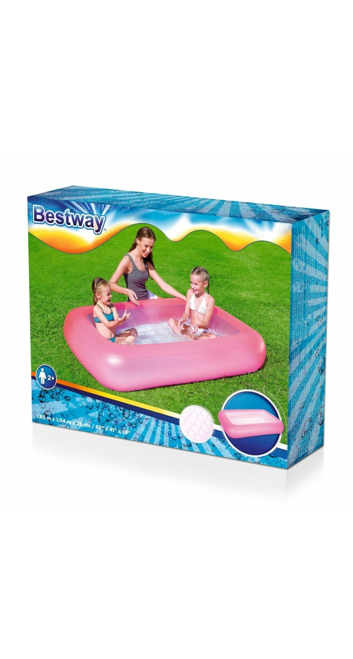 Bestway Inflatable Aquababes Pool 165x104x25cm (Online Only)