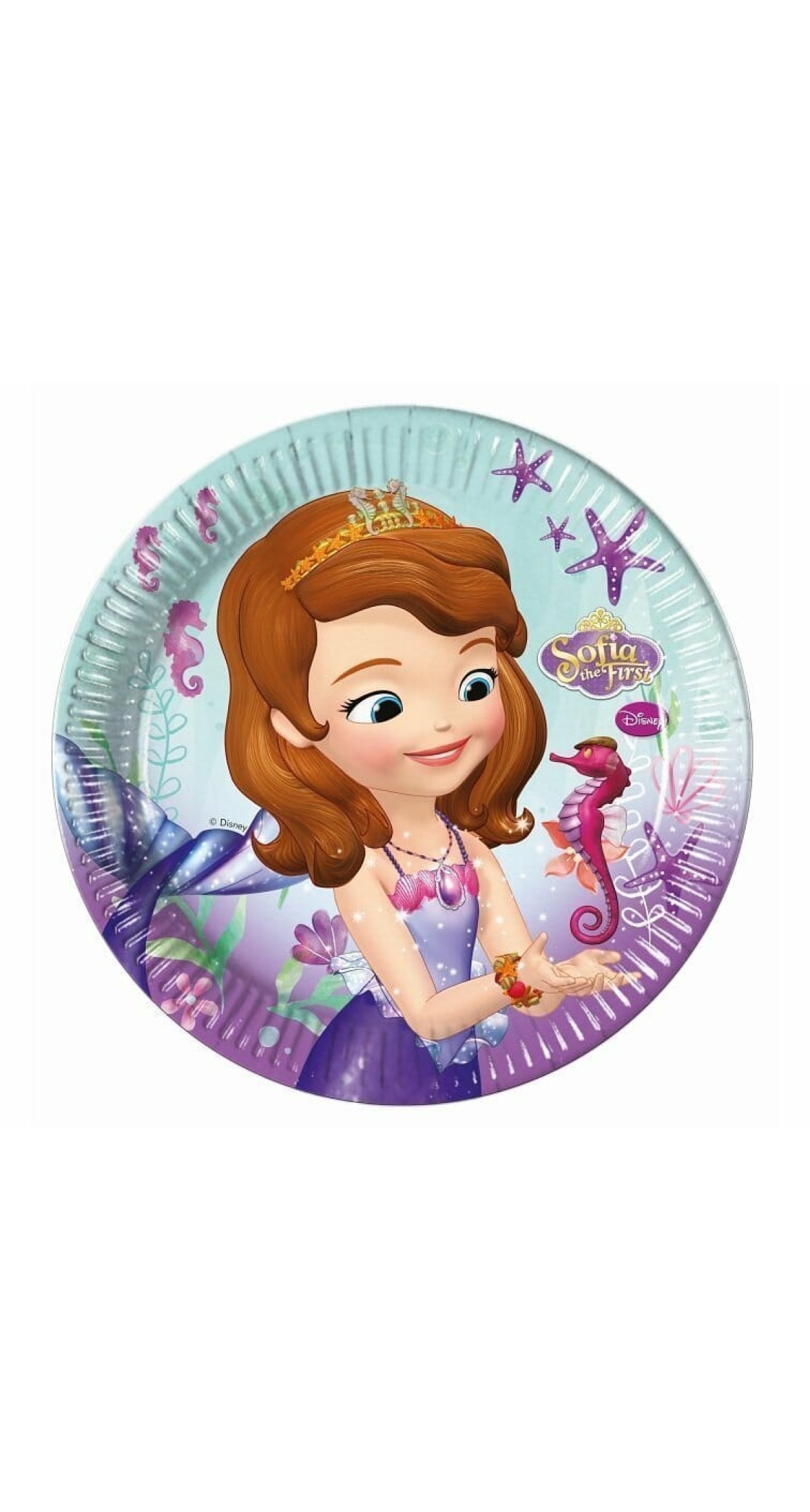 Sofia The First Paper Plates 23cm - 8pk