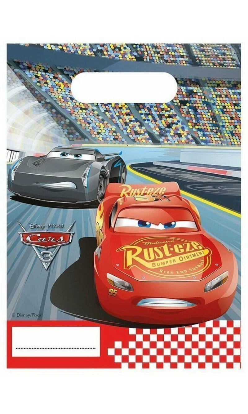 Cars 3 Party Bags - 6pk