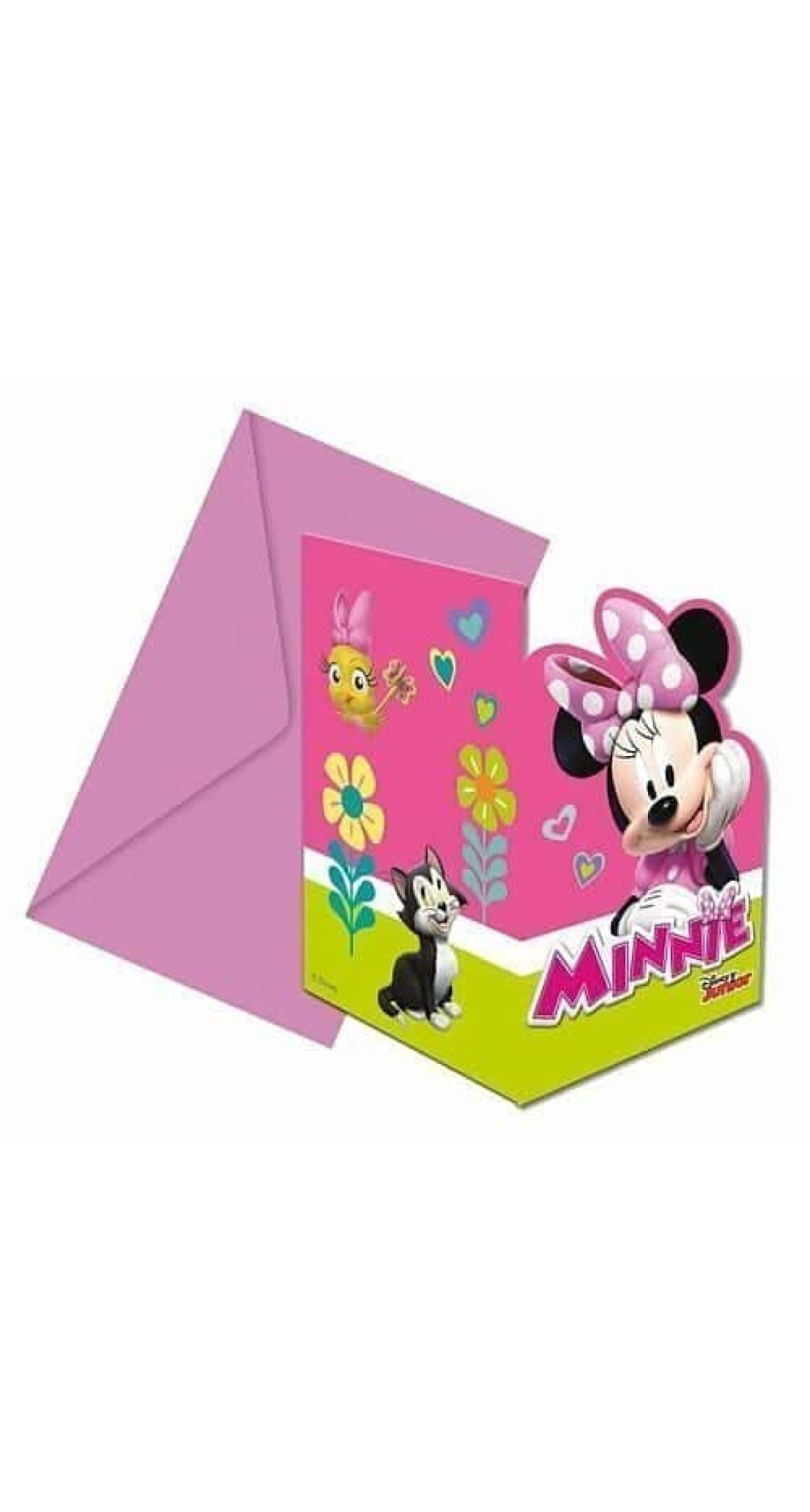 Minnie Happy Helpers Die-cut invitations & envelopes  - 6pk