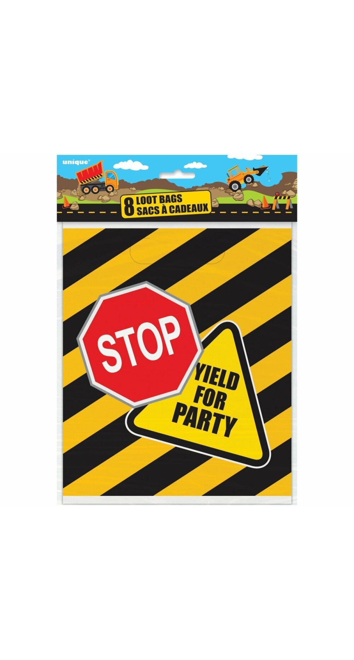 Construction Party Loot Bags - 8pk