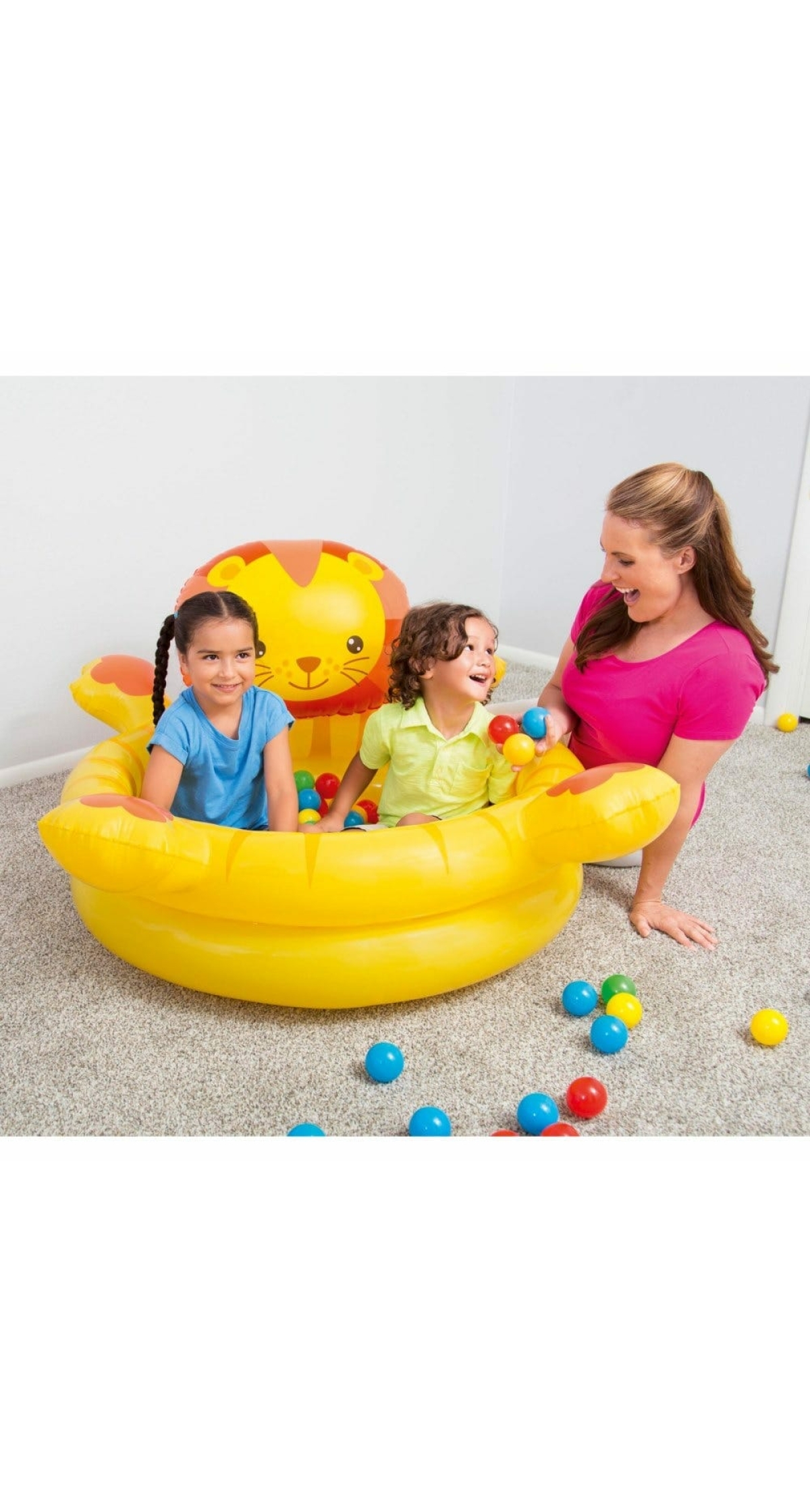 Bestway Lion Ball Pit for Age 2+ Years 118x98x61.5cm (Online Only)