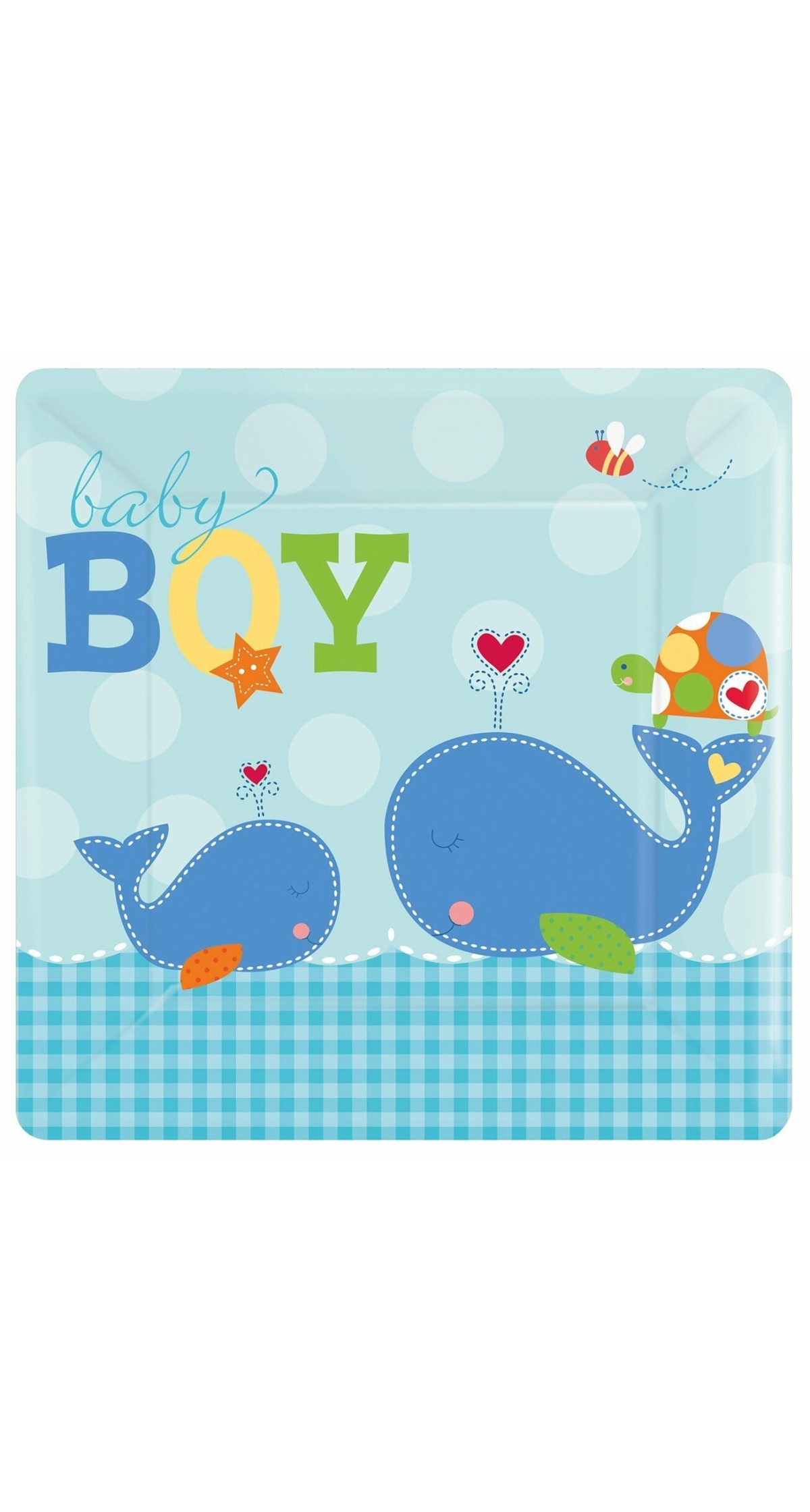 Ahoy Baby Paper Plates 17.8cm - 8pk