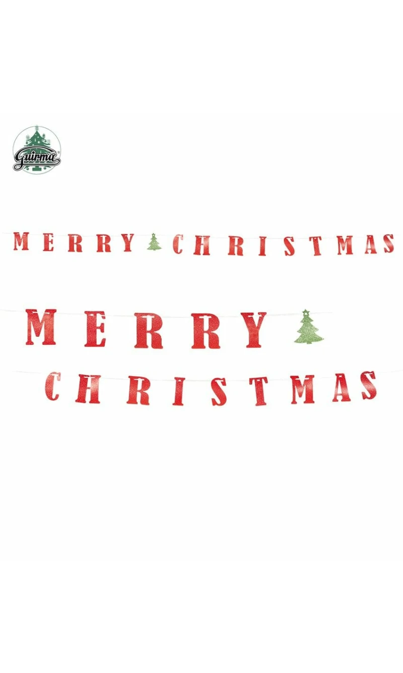 Merry Christmas Letter Banner - 360cm