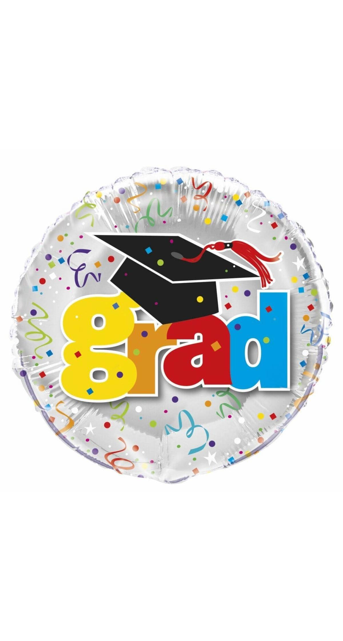 Graduation Round Foil Balloon 18 Inch