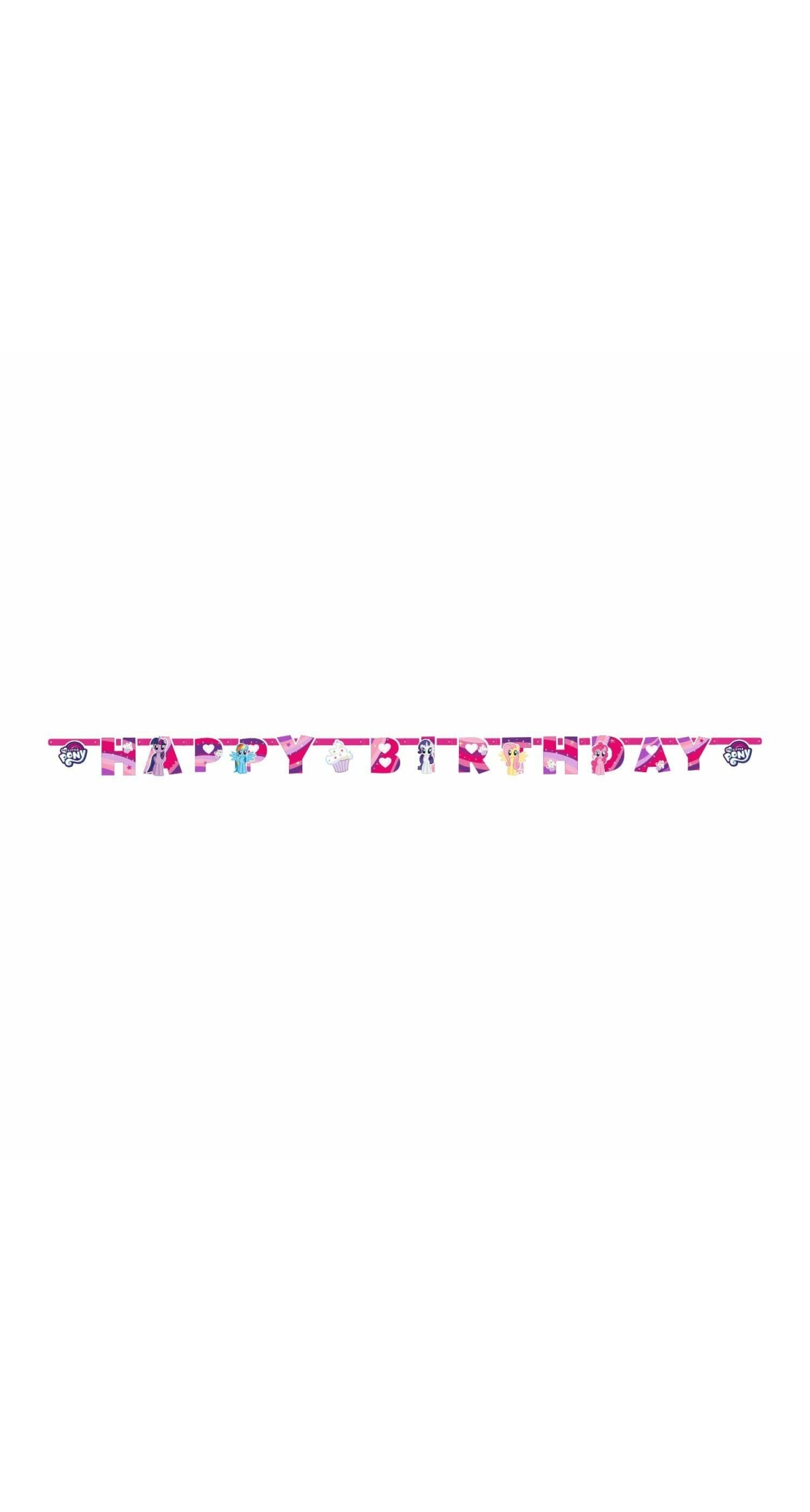 My Little Pony Letter Banners 1.3m x 10cm