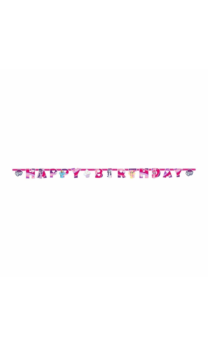 My Little Pony Letter Banners 1.3m x 10cm
