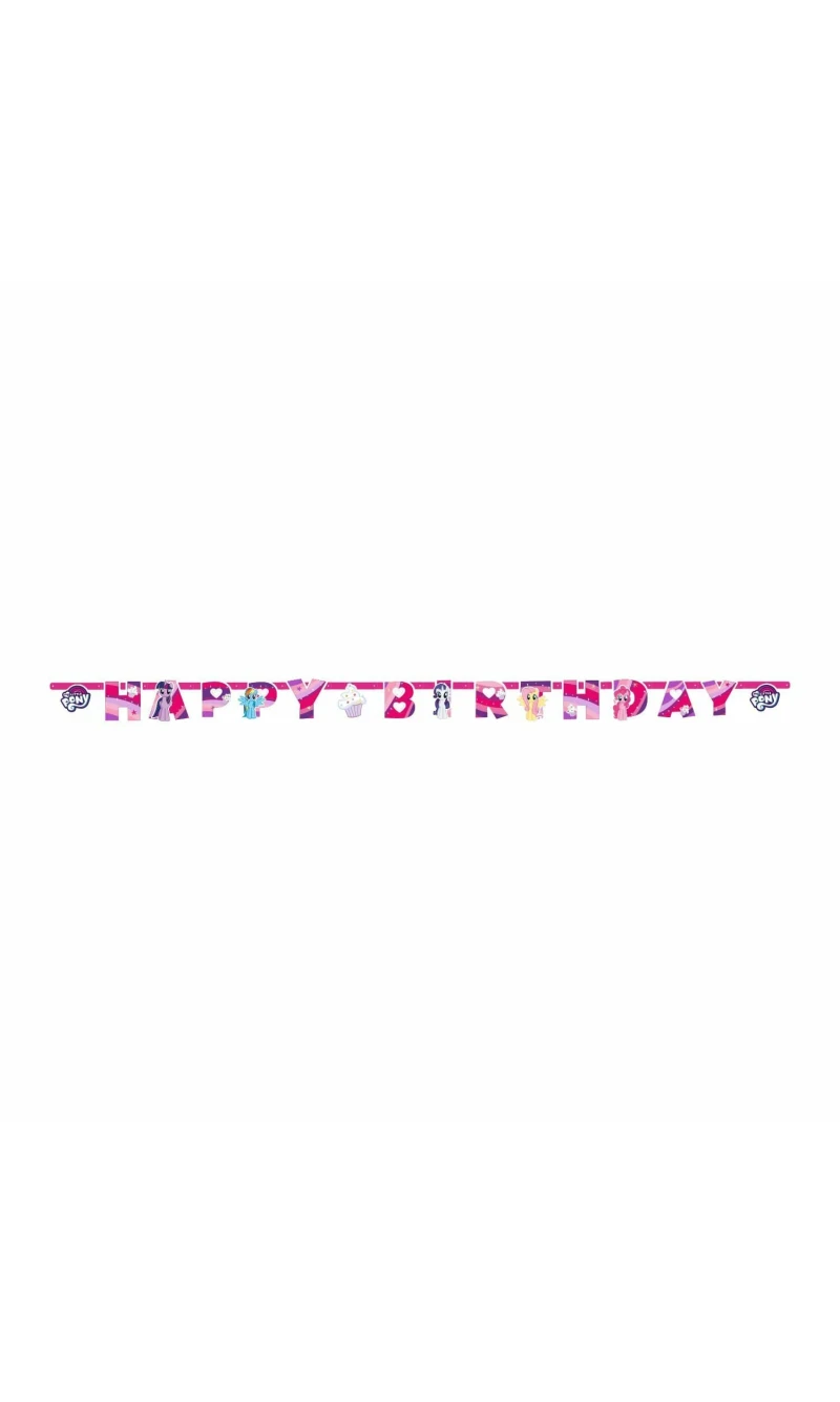 My Little Pony Letter Banners 1.3m x 10cm