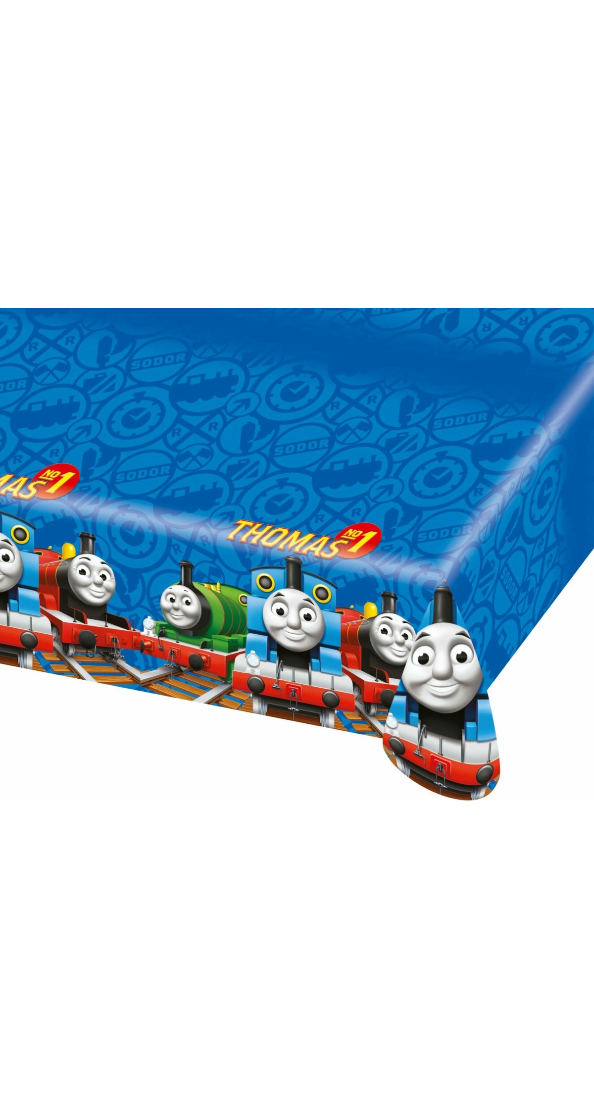 Thomas & Friends Plastic Tablecover - 120cm x 180cm