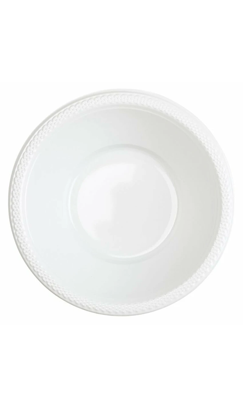 Frosty White - 10 x Plastic Bowls 355ml