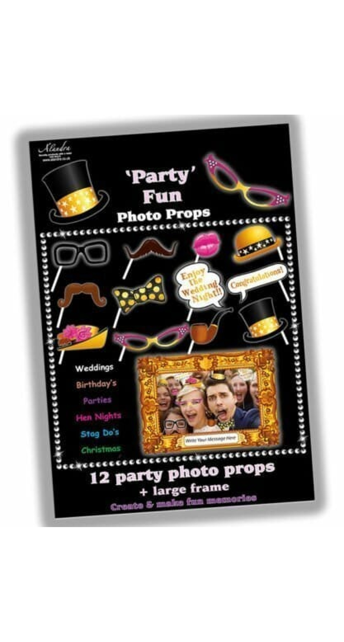 Party Fun Photo Props - 12 pk