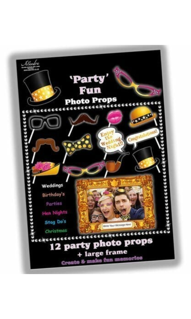 Party Fun Photo Props - 12 pk