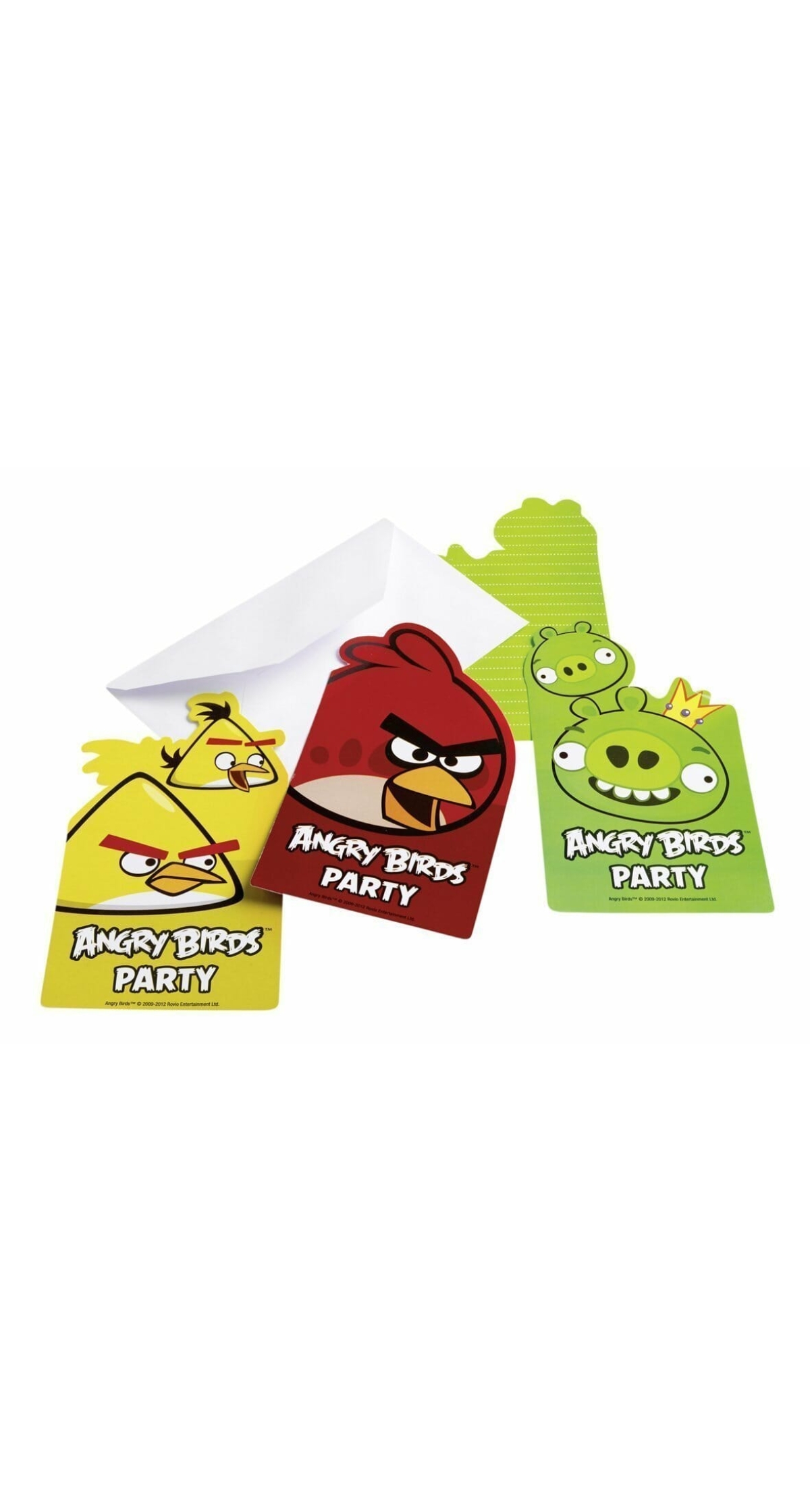 Angry Birds Invitations - 6pk