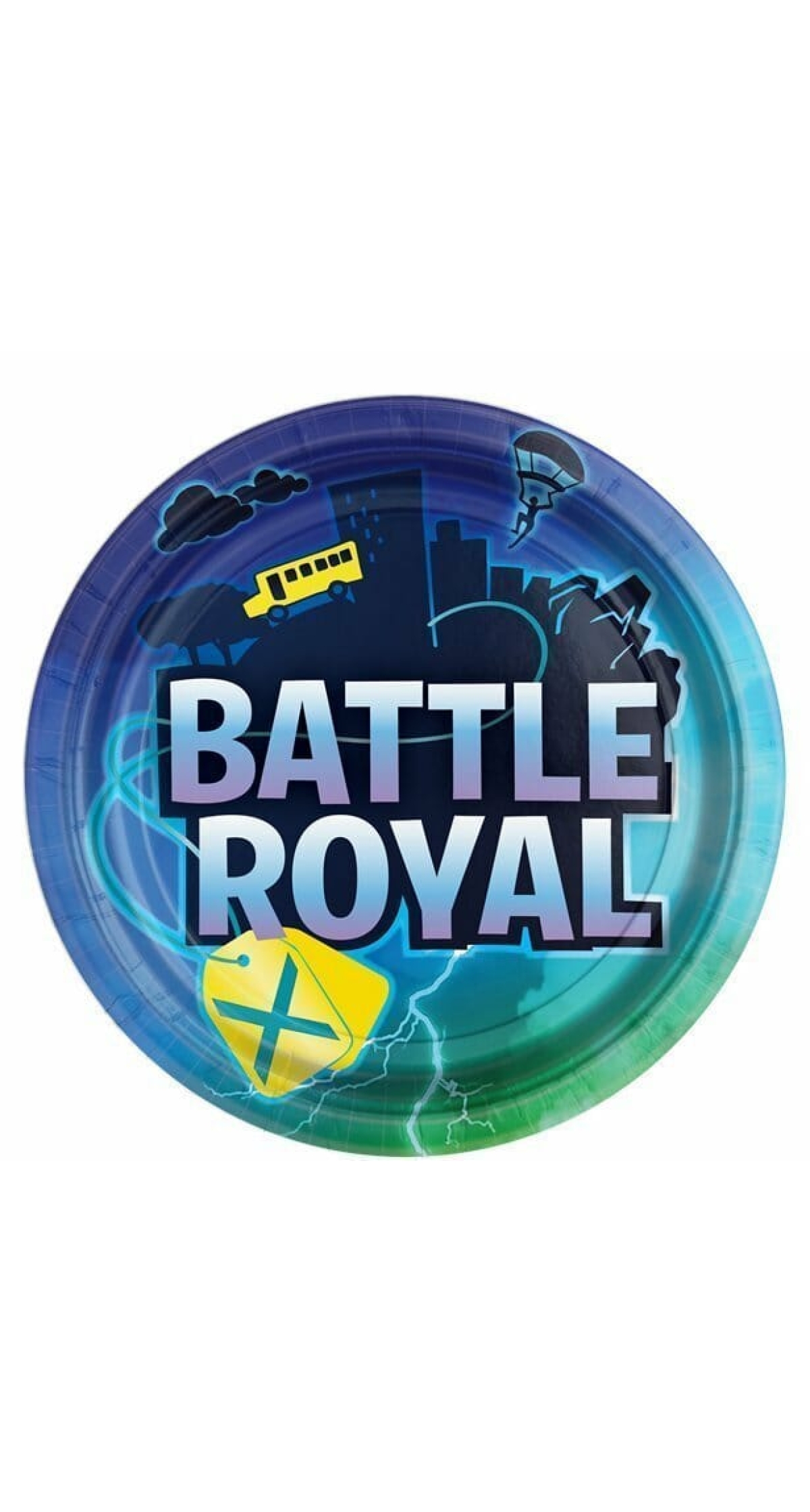 Fortnite Battle Royal Paper Plates 22.8cm - 8pk
