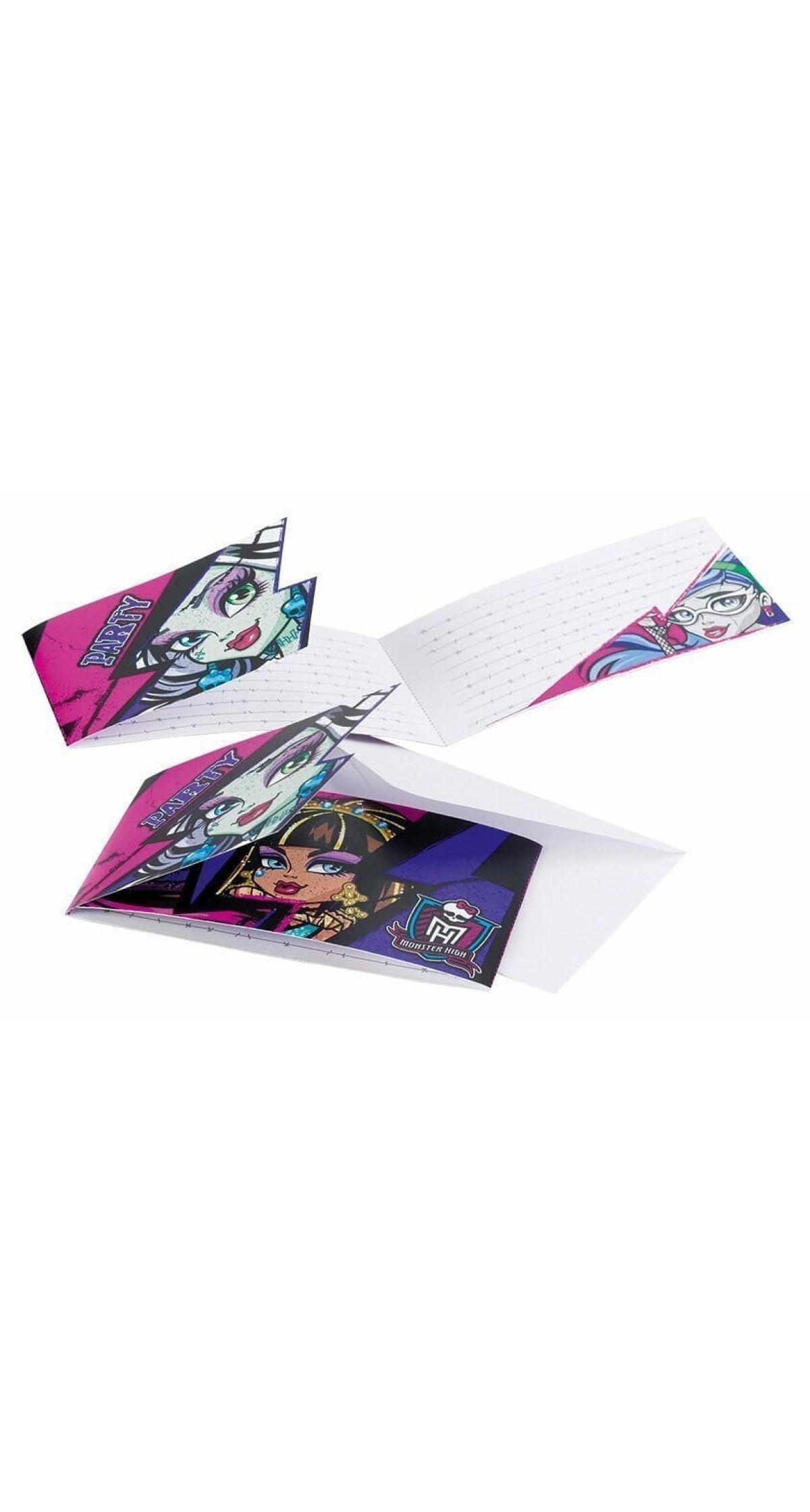 Monster High Invitations 14cm x 18cm - 6pk