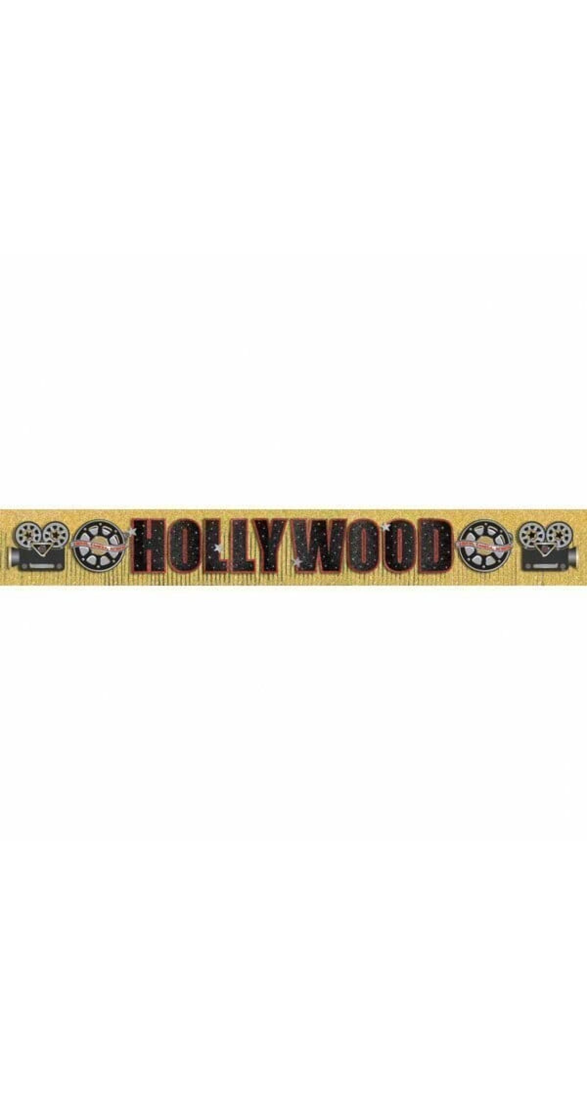 Hollywood Glitter Fringe Banner- 300cm