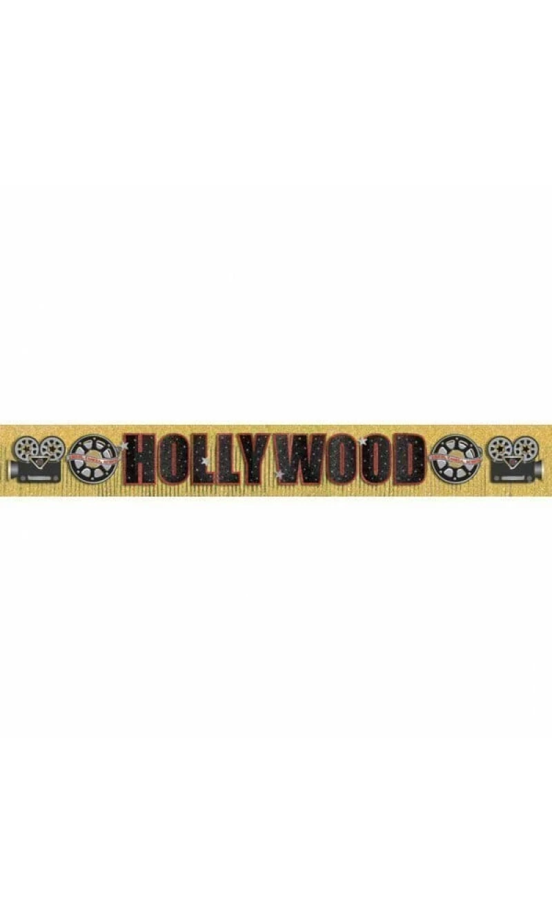 Hollywood Glitter Fringe Banner- 300cm