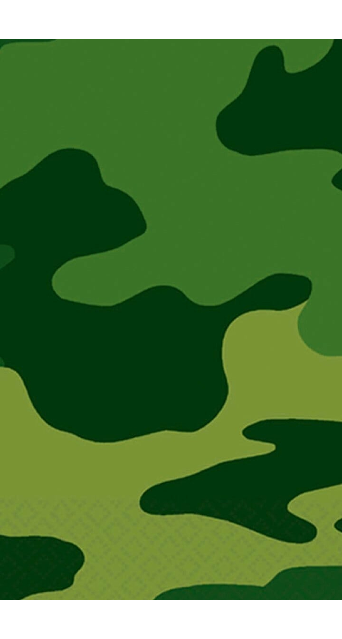 Camouflage Paper Tablecover - 137cm x 259cm