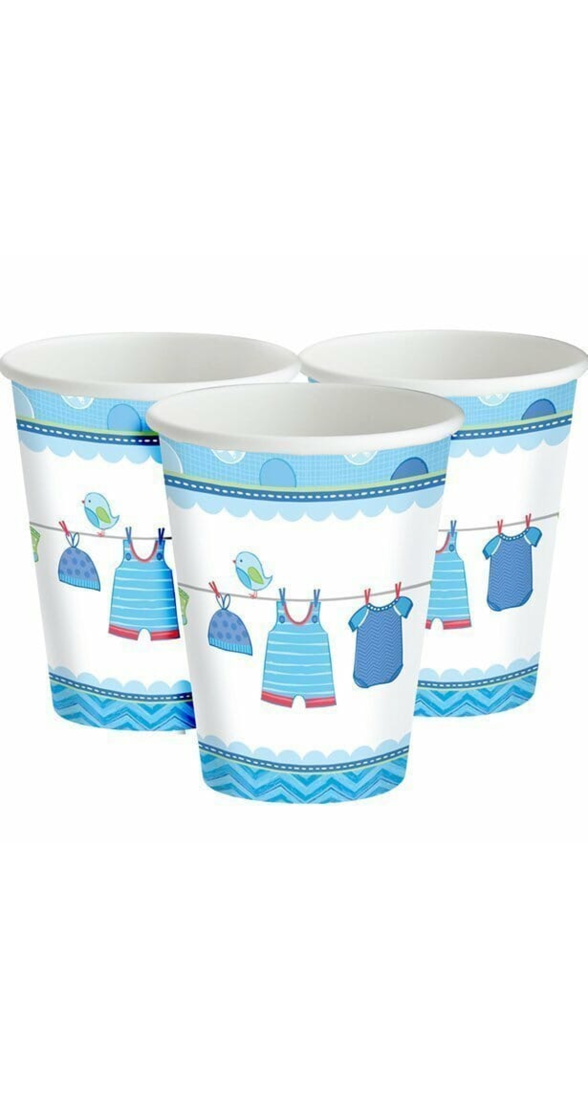 It's A Boyl Baby Shower With Love Paper Cups 266ml - 8pk