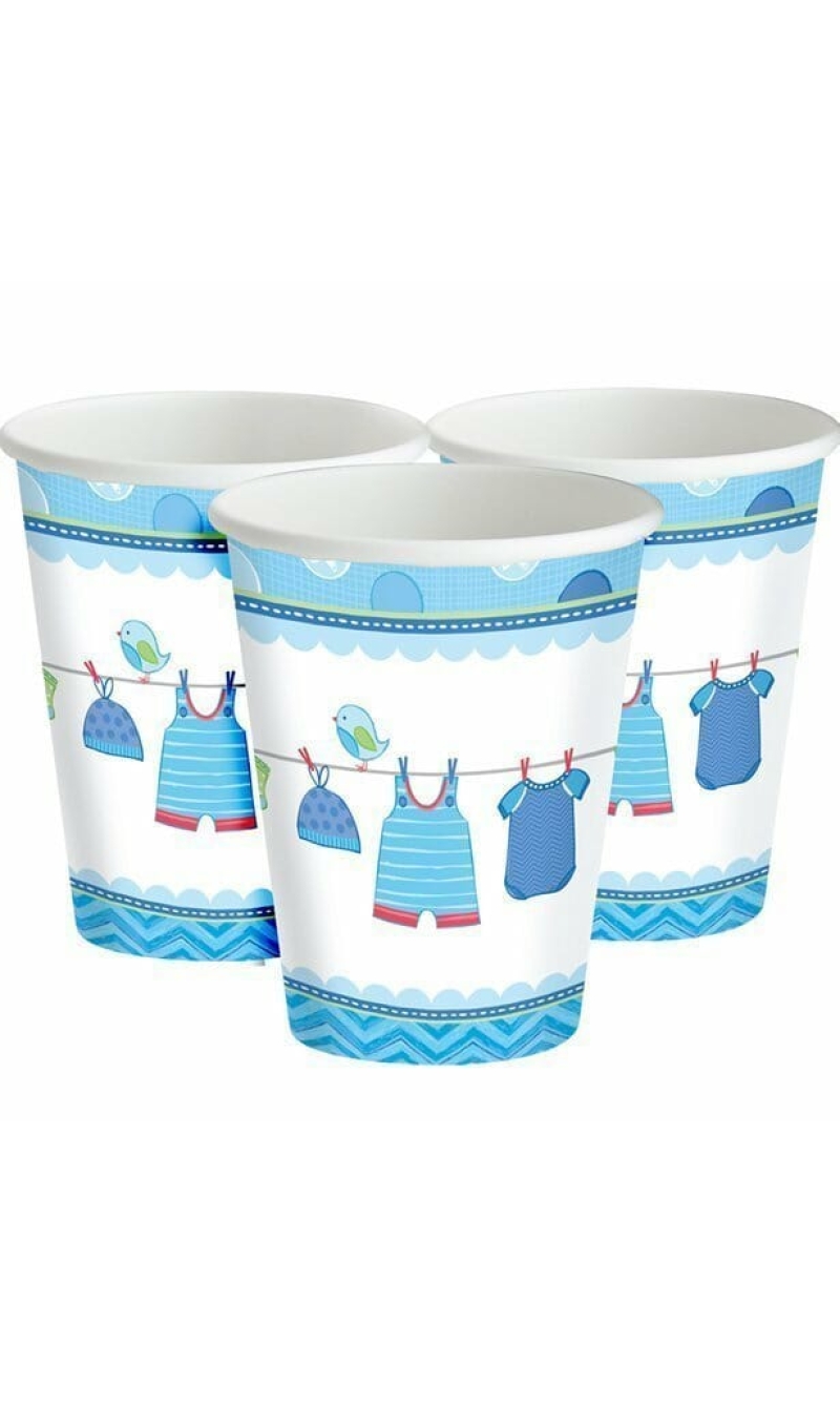It's A Boyl Baby Shower With Love Paper Cups 266ml - 8pk