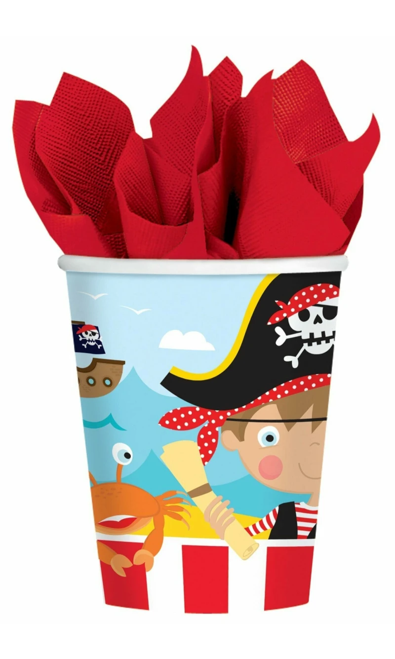 Little Pirate Paper Cups - 8pk