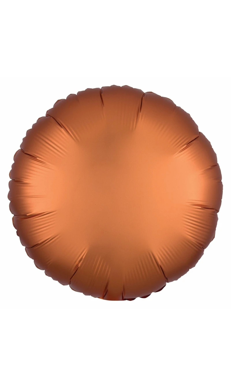 Satin Luxe Amber Foil Balloon Round - 17'' (43cm)