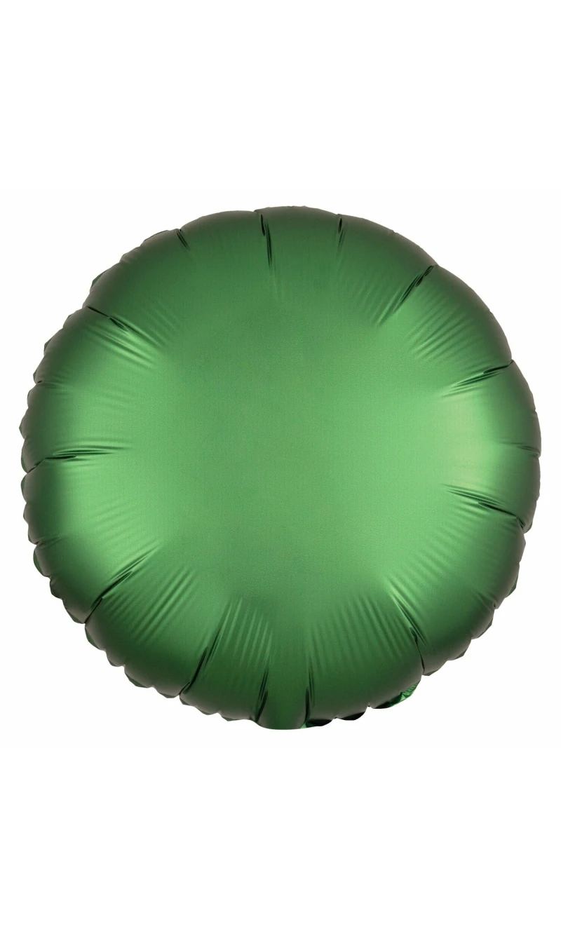 Satin Luxe Emerald Foil Balloon Round - 17'' (43cm)