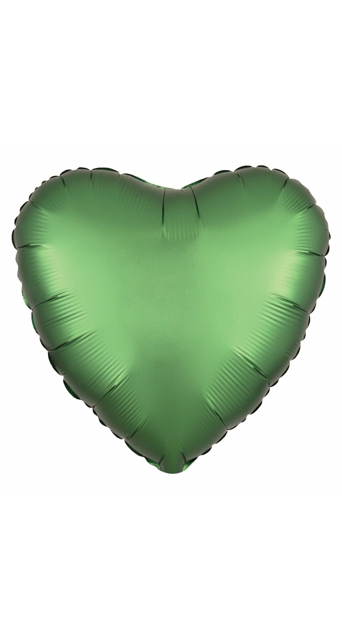 Satin Luxe Emerald Foil Balloon Heart - 17'' (43cm)
