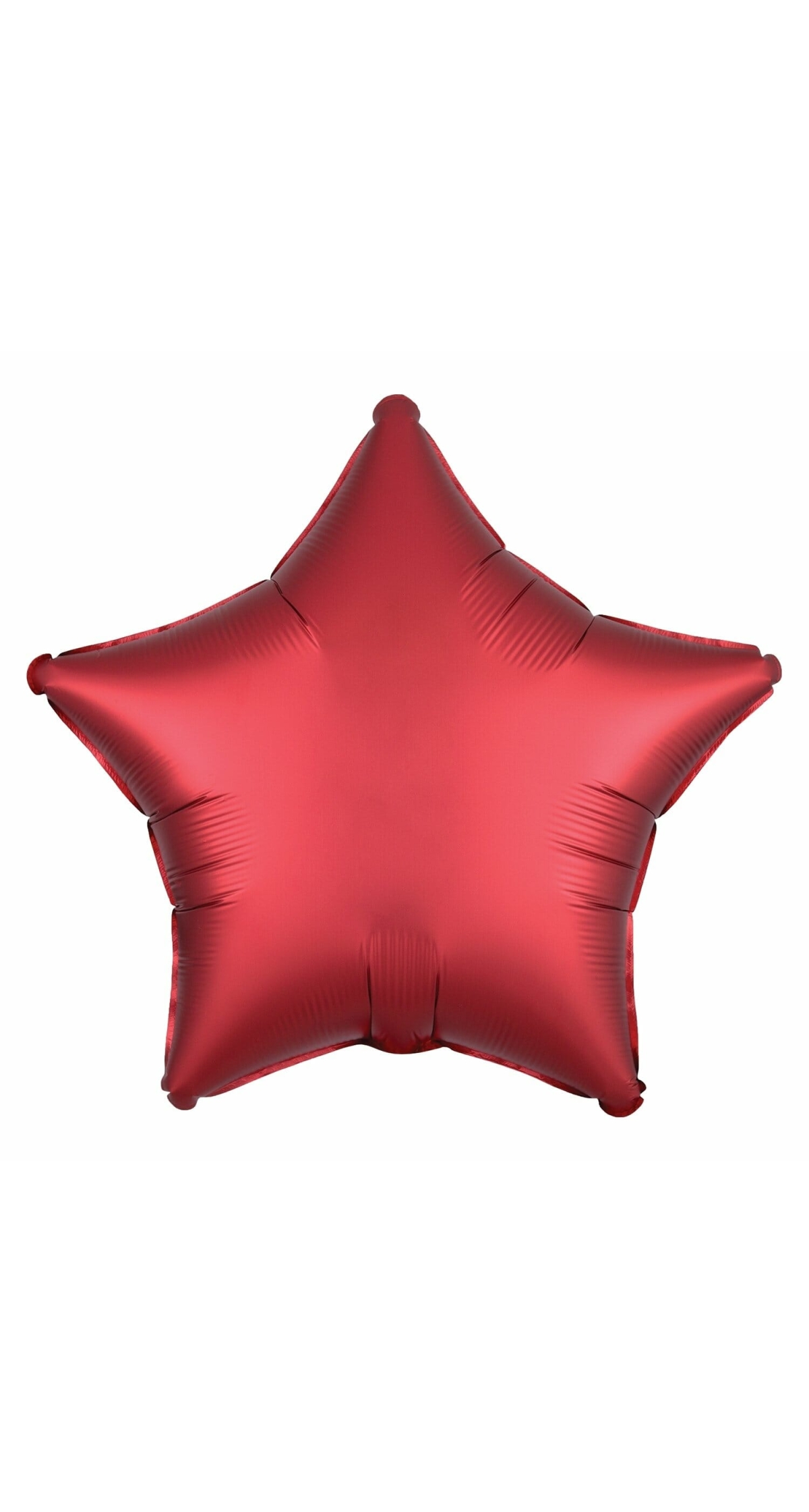 Satin Luxe Sangria Foil Balloon Star - 19'' (48cm)
