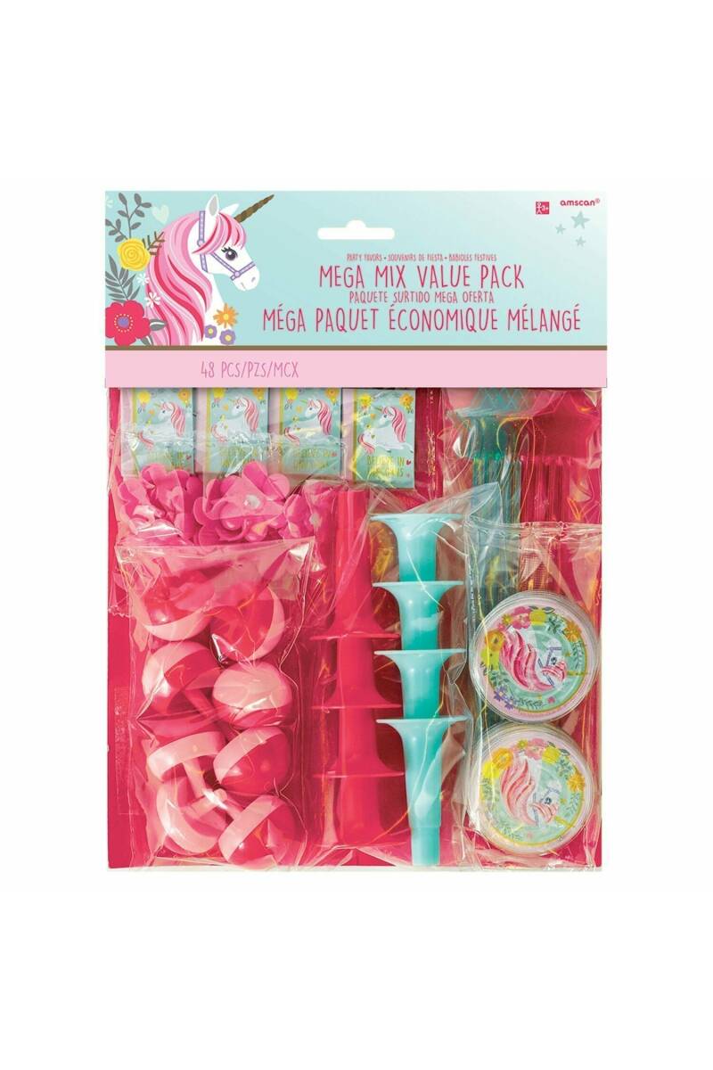 Magical Unicorn Mega Value Favour Pack - 48pk
