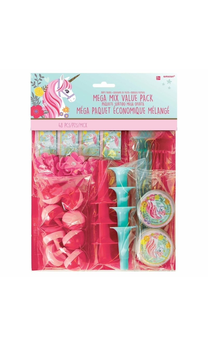 Magical Unicorn Mega Value Favour Pack - 48pk