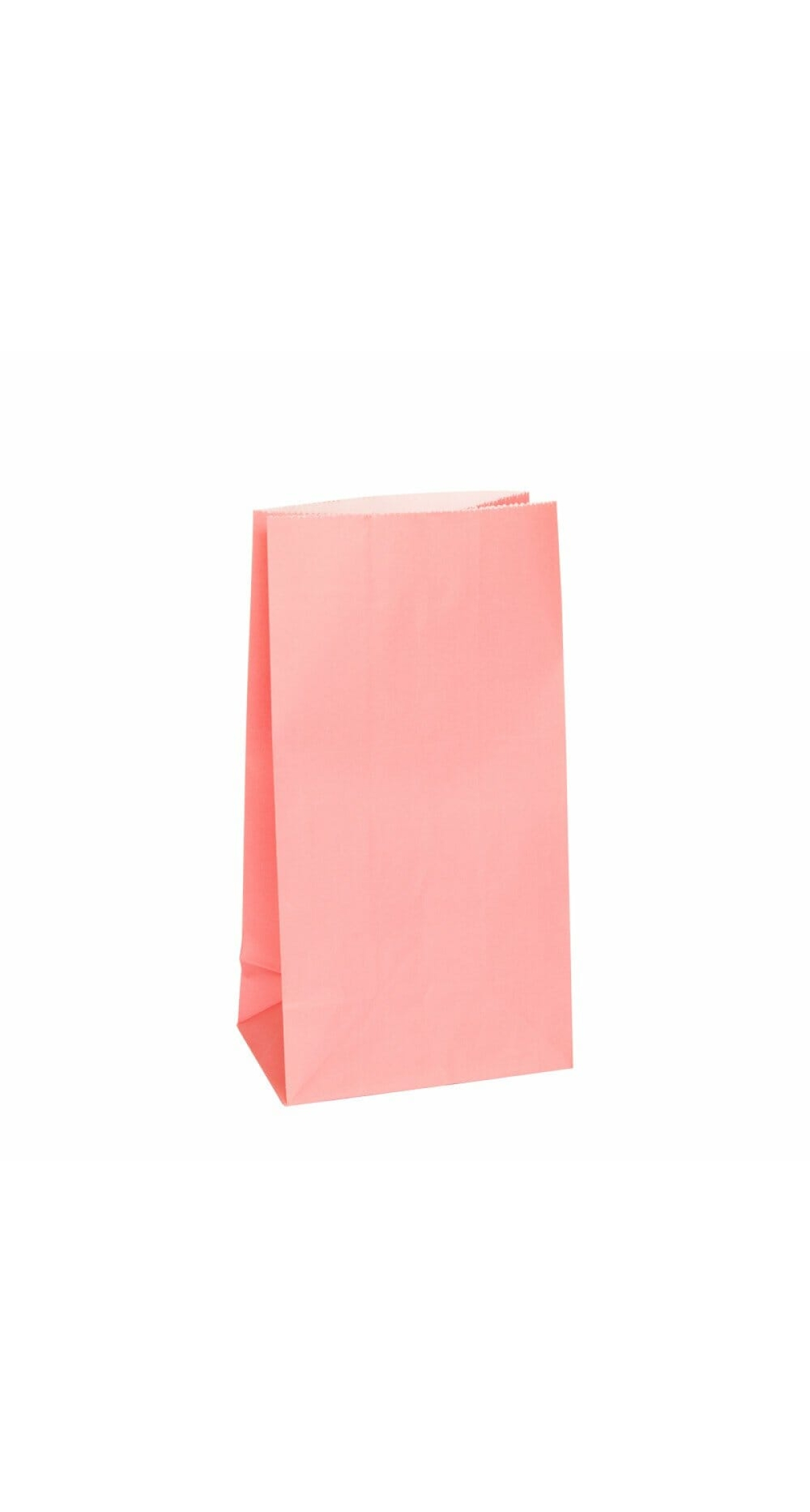 Pastel Pink Paper Party Bags - 12pk