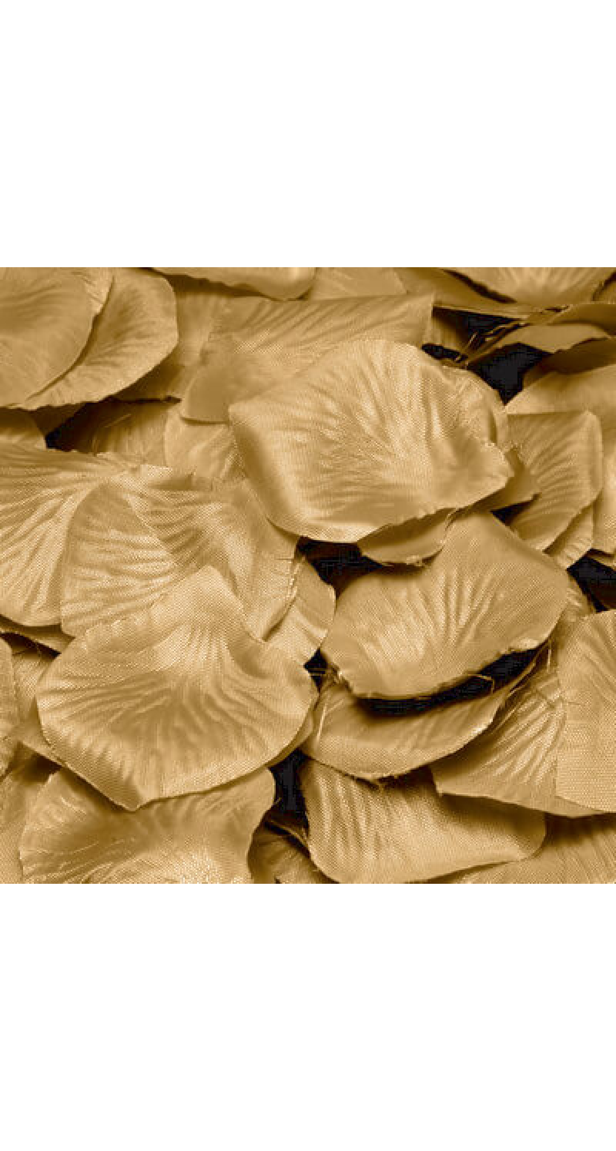 Deluxe Gold Rose Petals - 144pk
