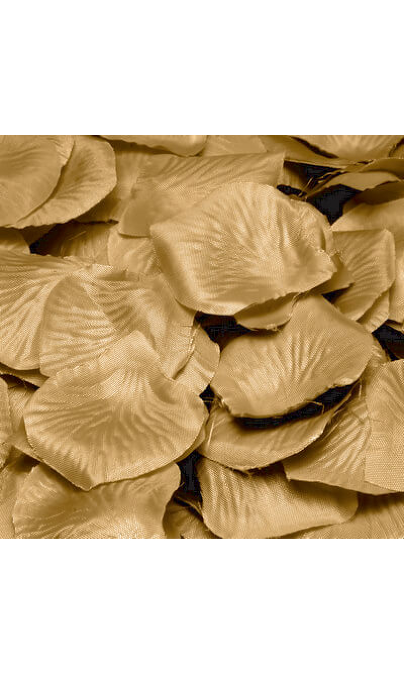 Deluxe Gold Rose Petals - 144pk