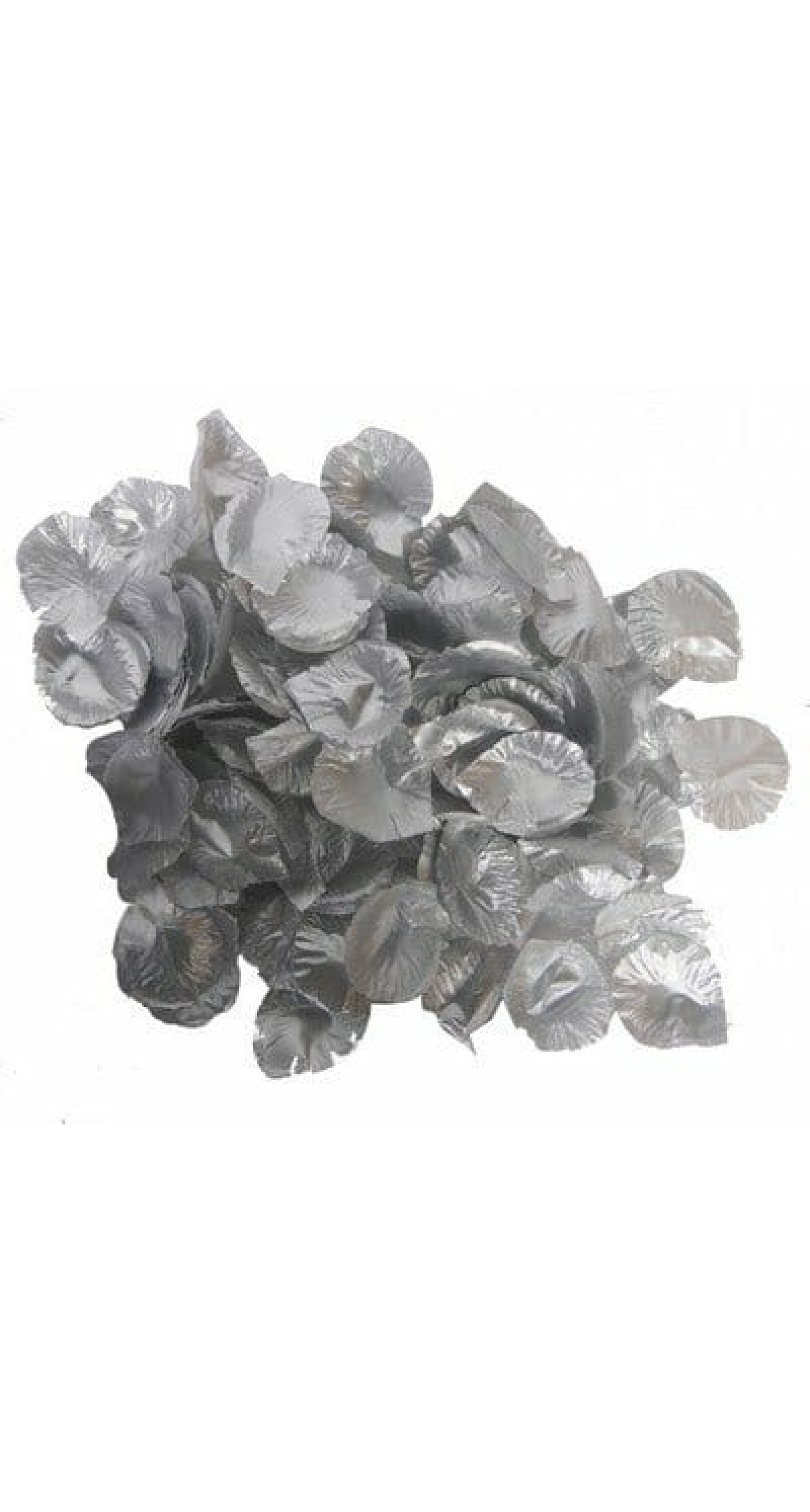 Deluxe Silver Rose Petals - 144pk