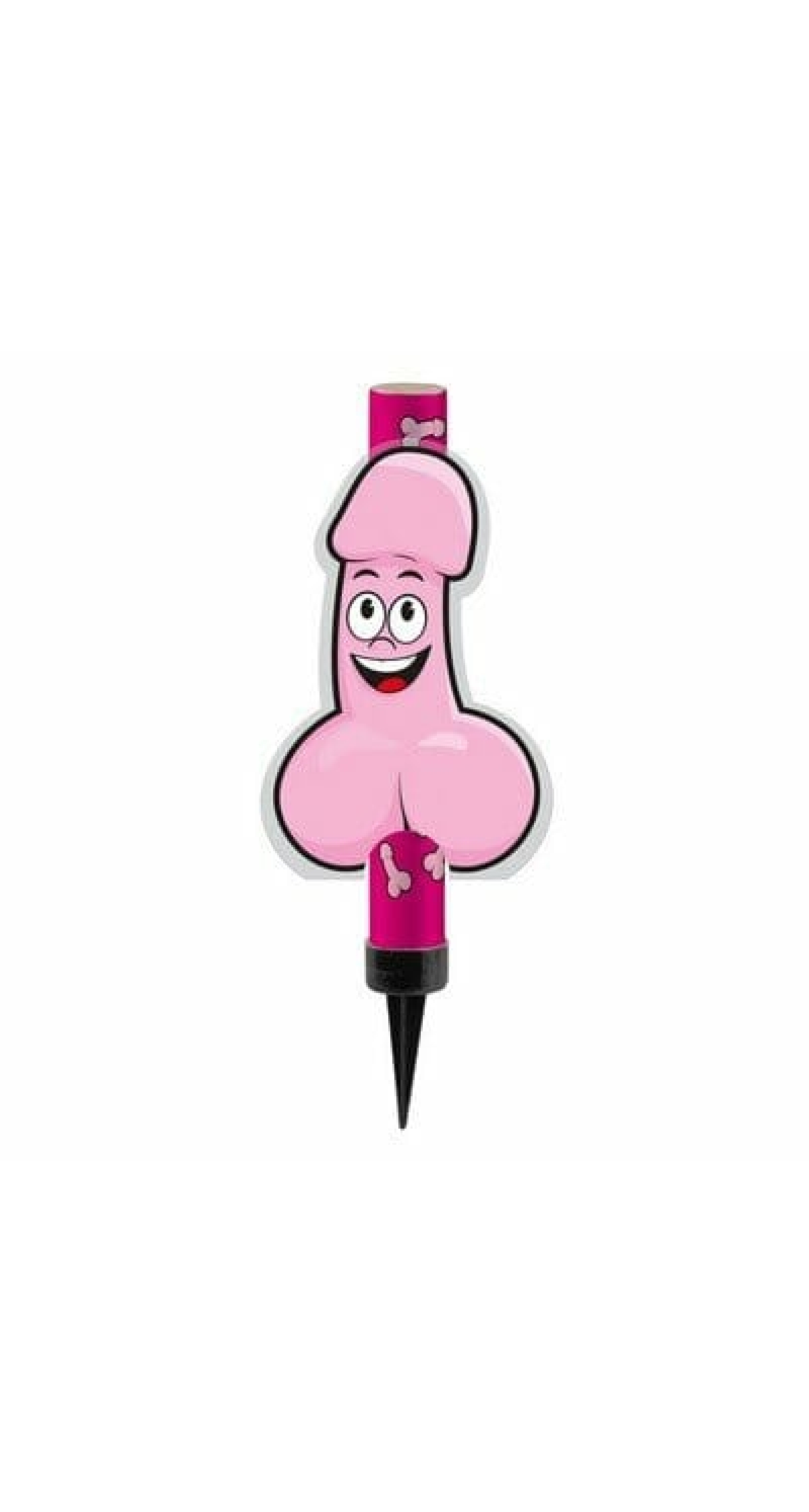 Hens Willy Ice Fountain Candle - 12cm