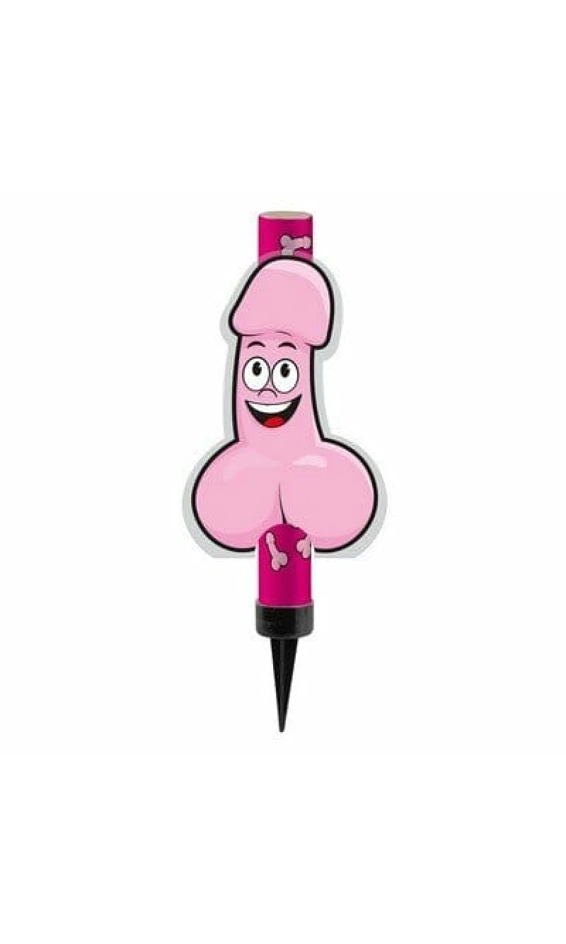 Hens Willy Ice Fountain Candle - 12cm