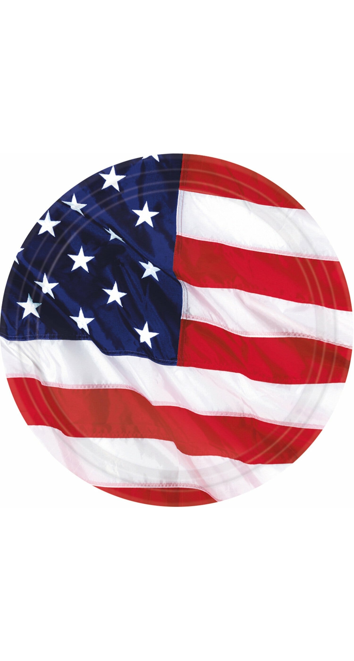USA American Flag Paper Plates 26.7cm - 8pk