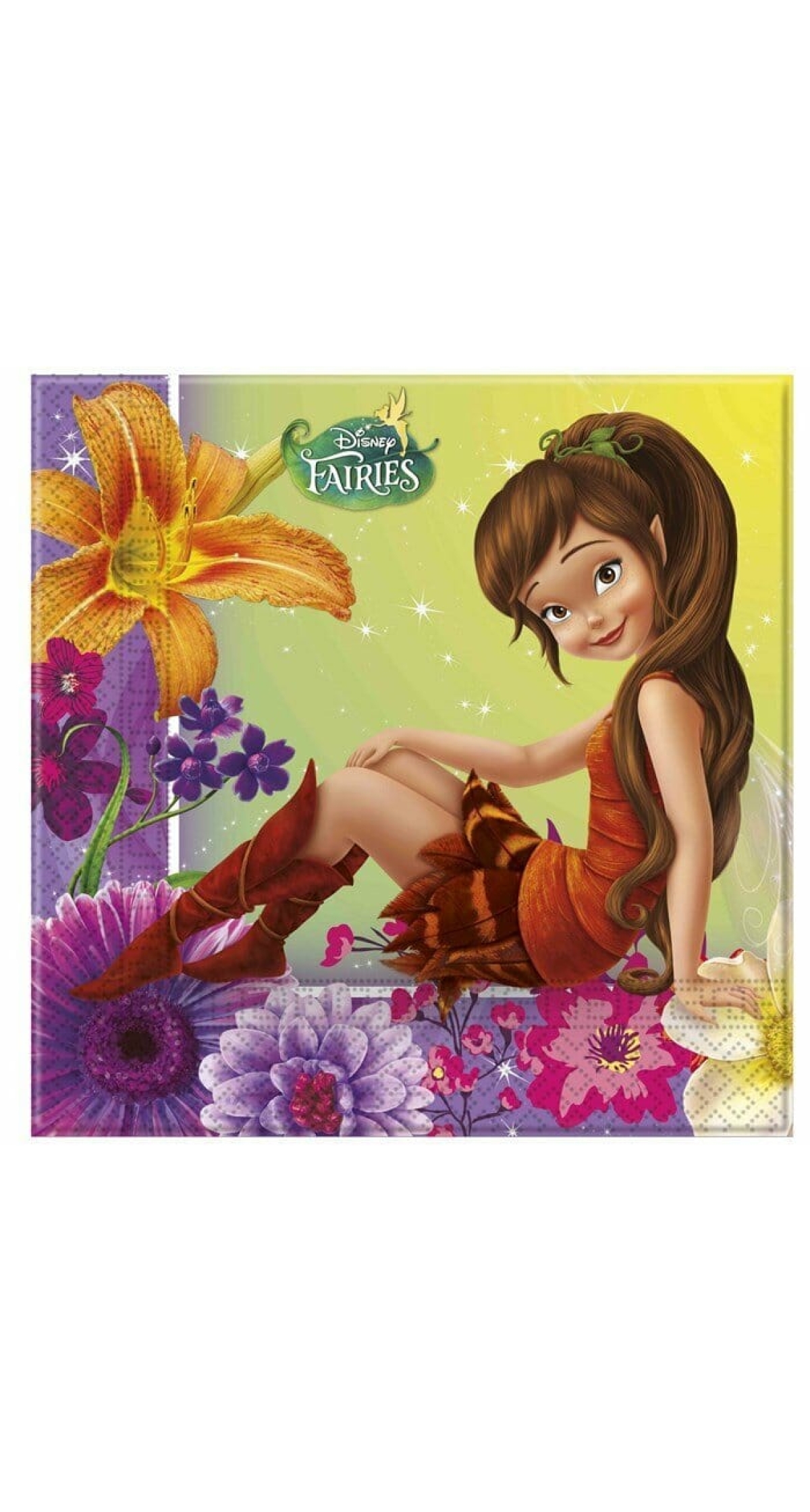 Tinkerbell and Fairies Magic  Napkins 33cm x 33cm - 20pk
