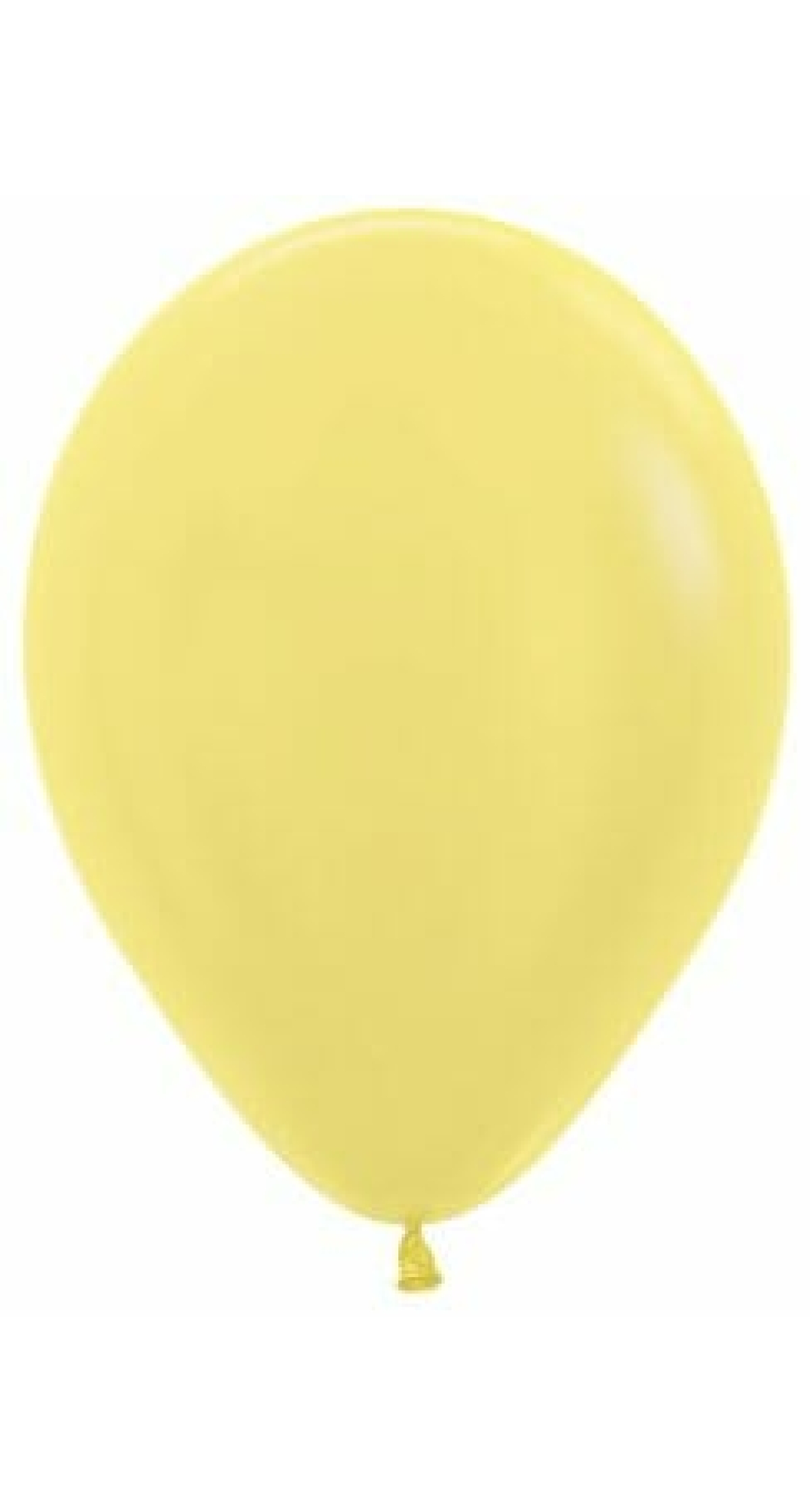 Satin Pearl - Yellow 12" Balloon