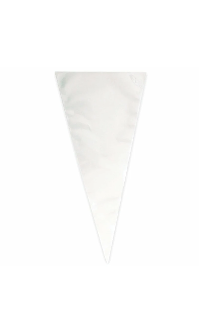 Clear Large Cone Cellophane Bags - 25pk